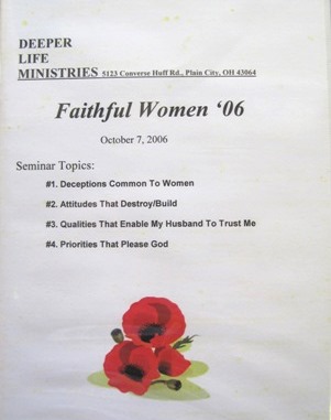 FAITHFUL WOMEN SEMINAR 2006 4 CD album
